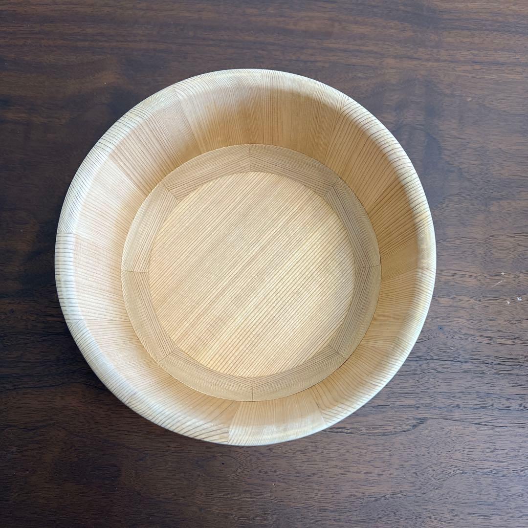 ご飯をさらにおいしく！　浅型おひつ　木製　日樽 工芸品 天然杉