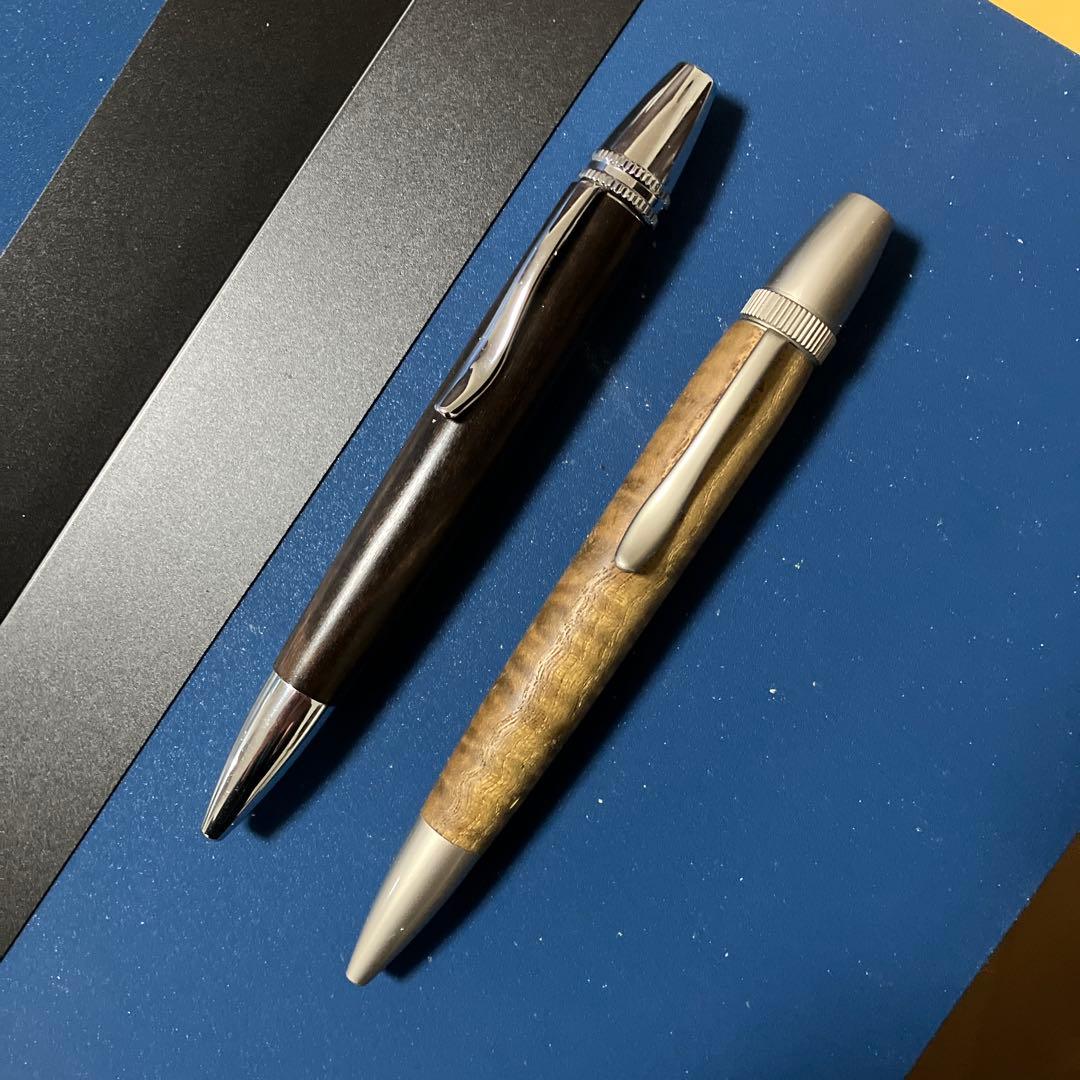 木軸ボールペン 2本セット