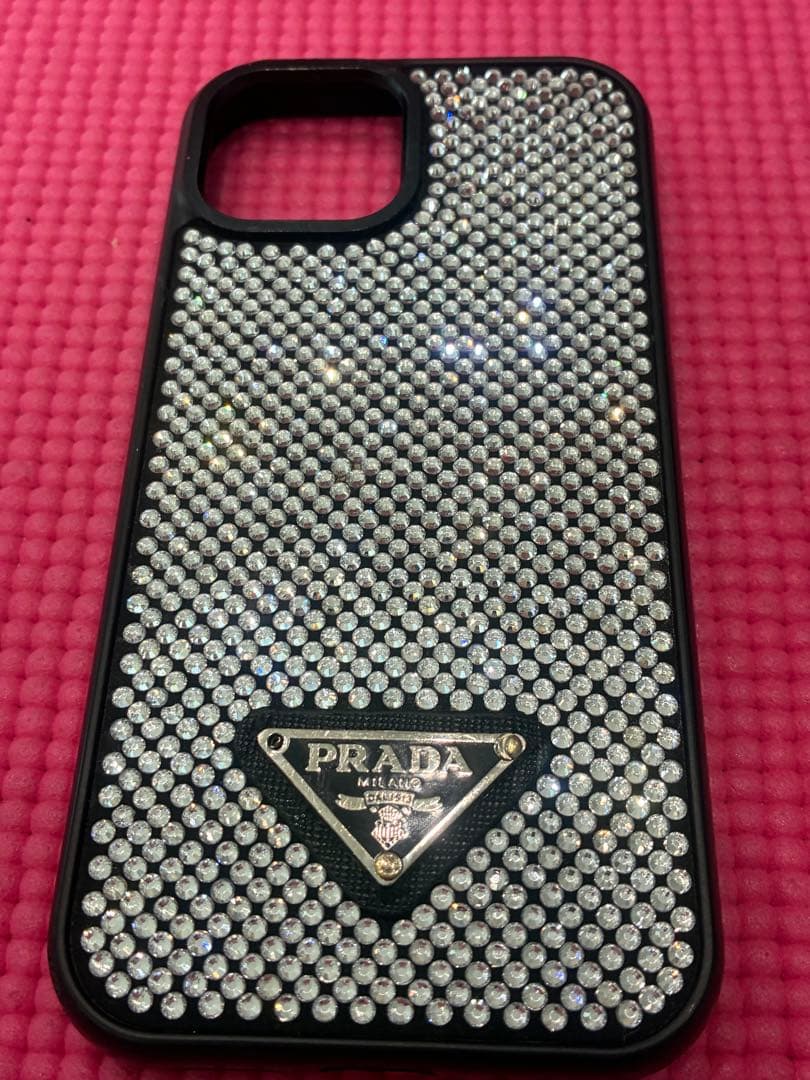 PRADA ブラック iPhone15用ケース