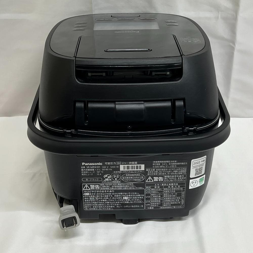 ◆Panasonic 可変圧力IHジャー炊飯器 SR‐MPA101　01050