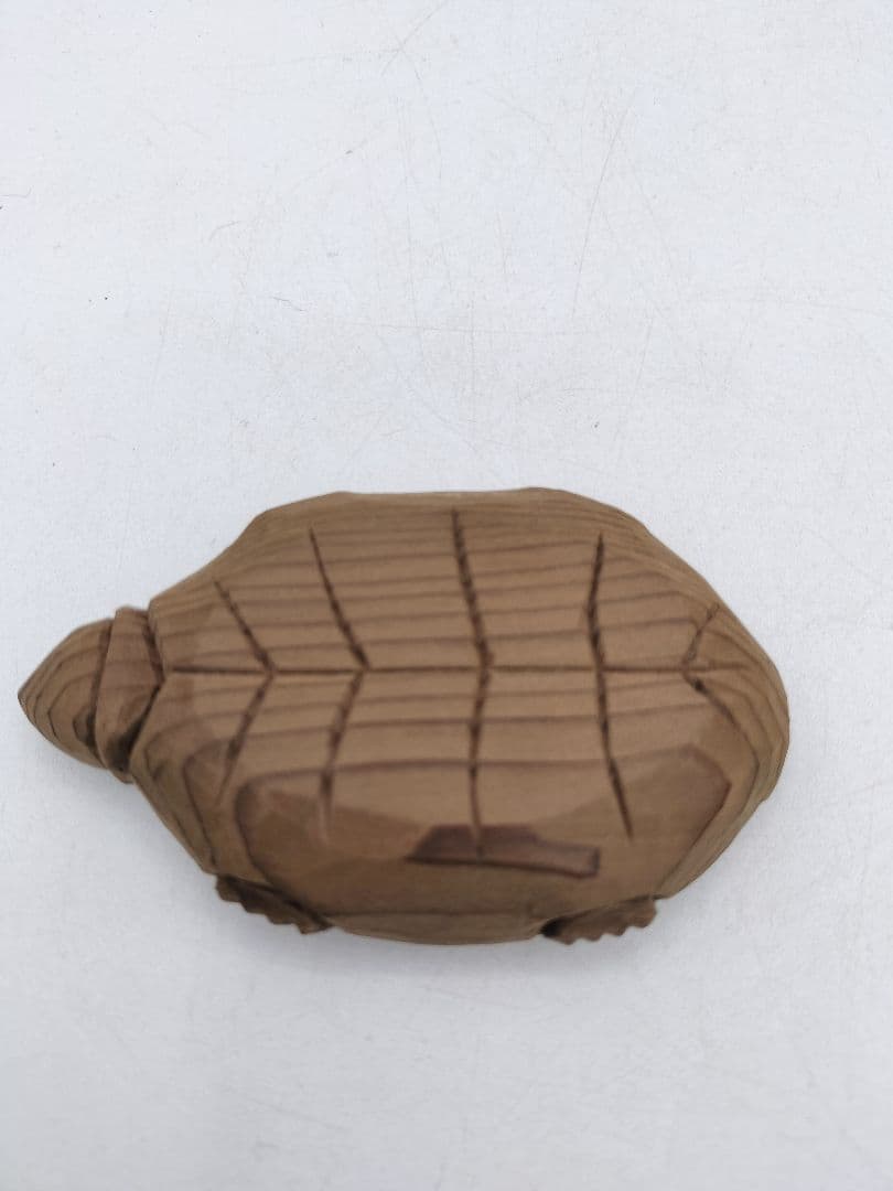 c951 【新品・未使用】香合 神代杉 亀 畑幸春 木箱 茶道具