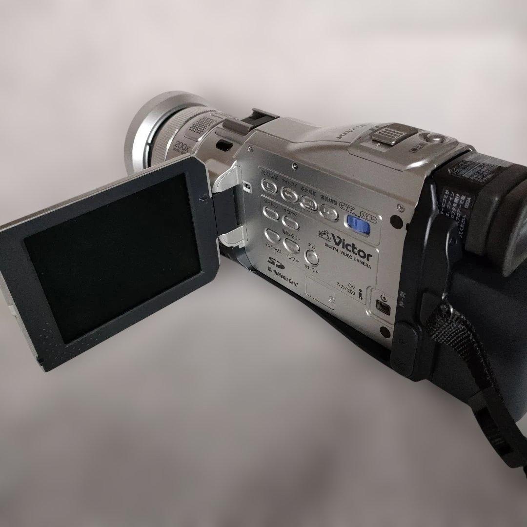 Victor ビクター デジタルビデオカメラ GR-DV3500充電器と接続