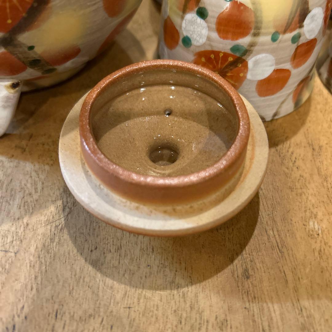 清水焼　光琳梅　茶器揃え
