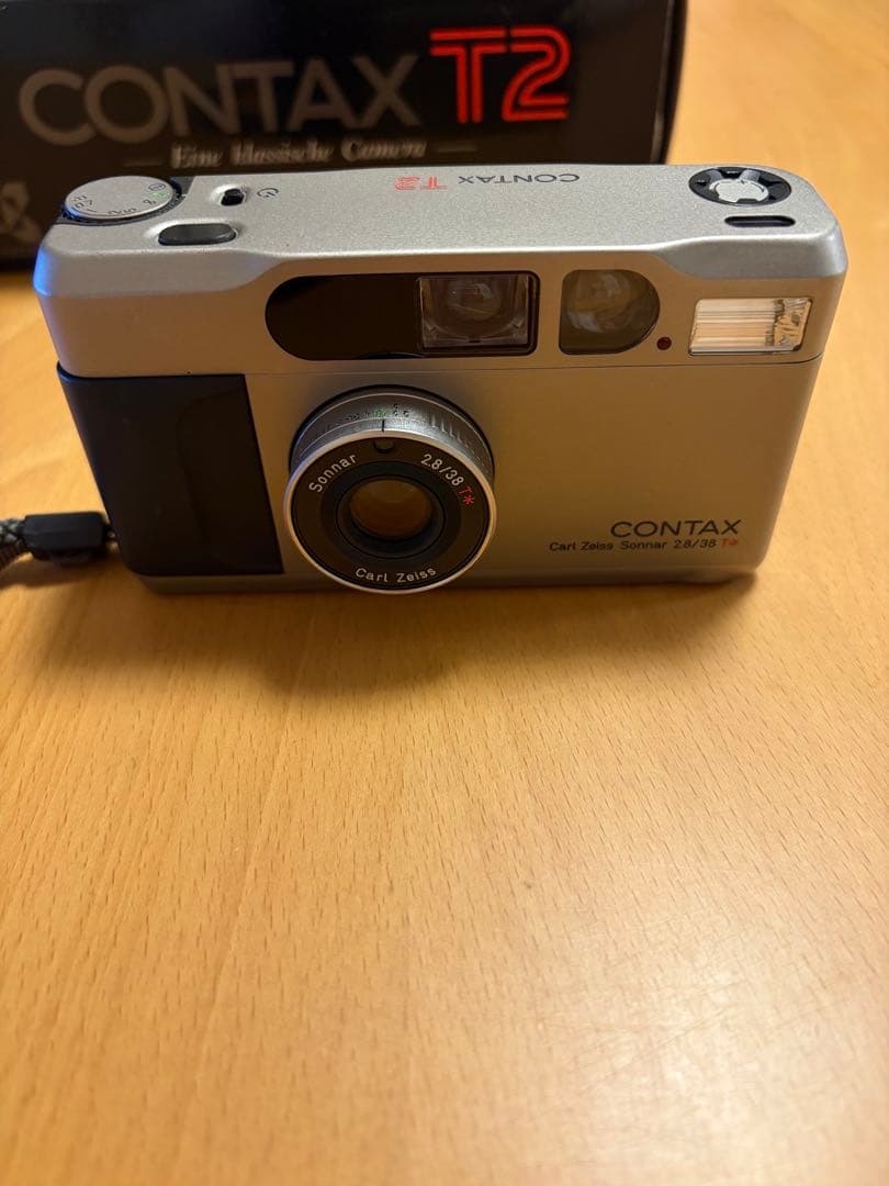 CONTAX T2【ジャンク品】チタンシルバー箱付