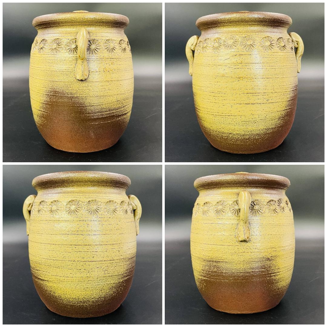 【未使用保管品 平万代屋 水指 清銘】茶道具 万代屋写 水差し R8SB44