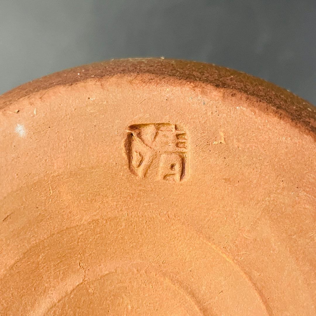 【未使用保管品 平万代屋 水指 清銘】茶道具 万代屋写 水差し R8SB44
