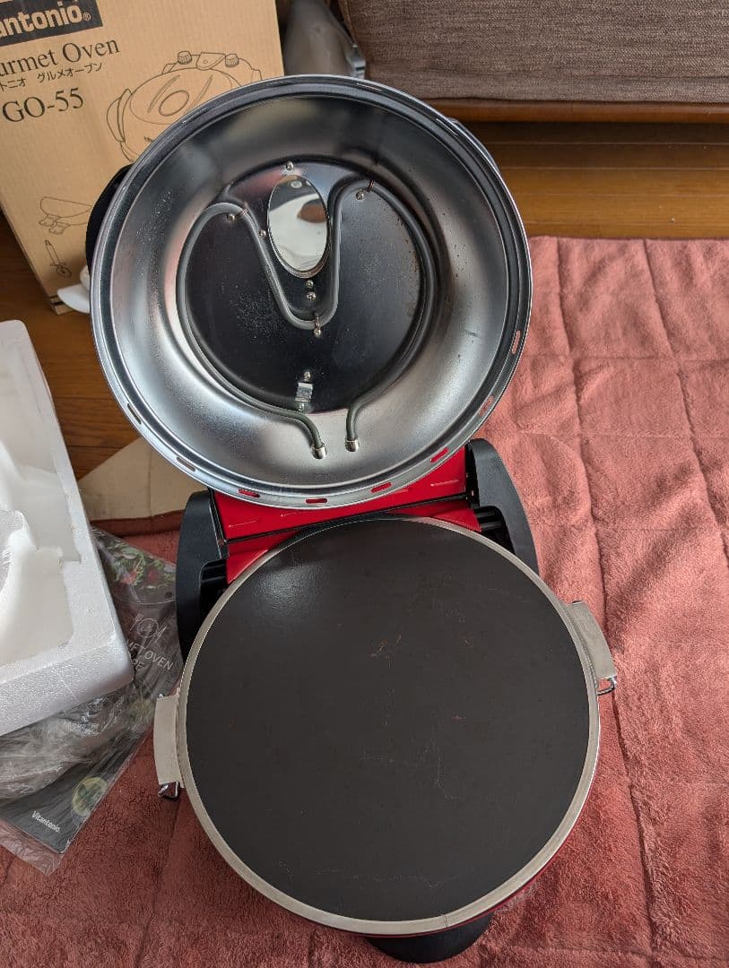 【ほぼ未使用】ビタントニオ グルメオーブン VGO-55 ピザ焼き器