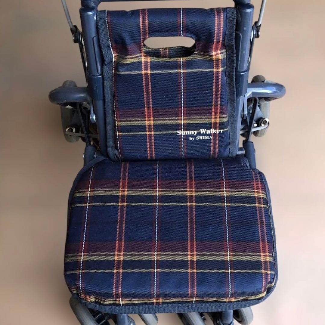 シルバーカー　島製作所　サニーウォーカーSP (中:H92-86cm)