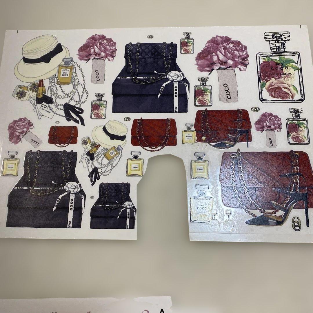 ポーセラーツ転写紙A4サイズ7枚使いかけ有り