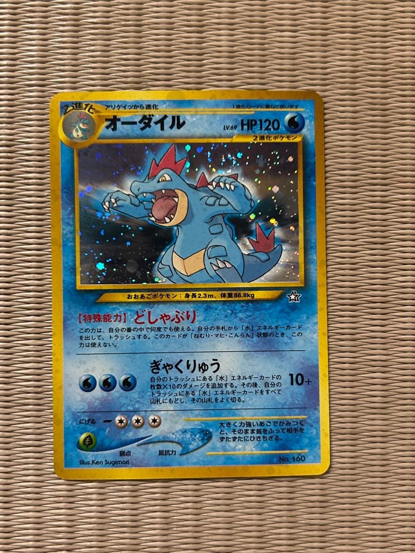 【旧裏】ジョウト御三家 9枚フルセットメガニウムバクフーンオーダイルまとめ売り