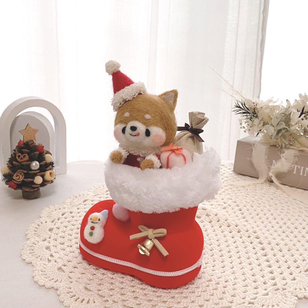 専用ページ　クリスマス作品　羊毛フェルト