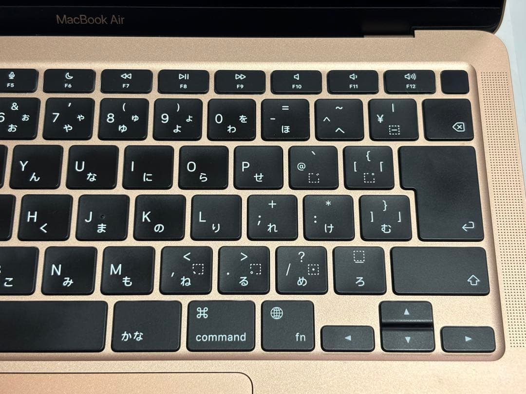【中古美品】MacBook Air M1 ゴールド 日本語配列 256GB