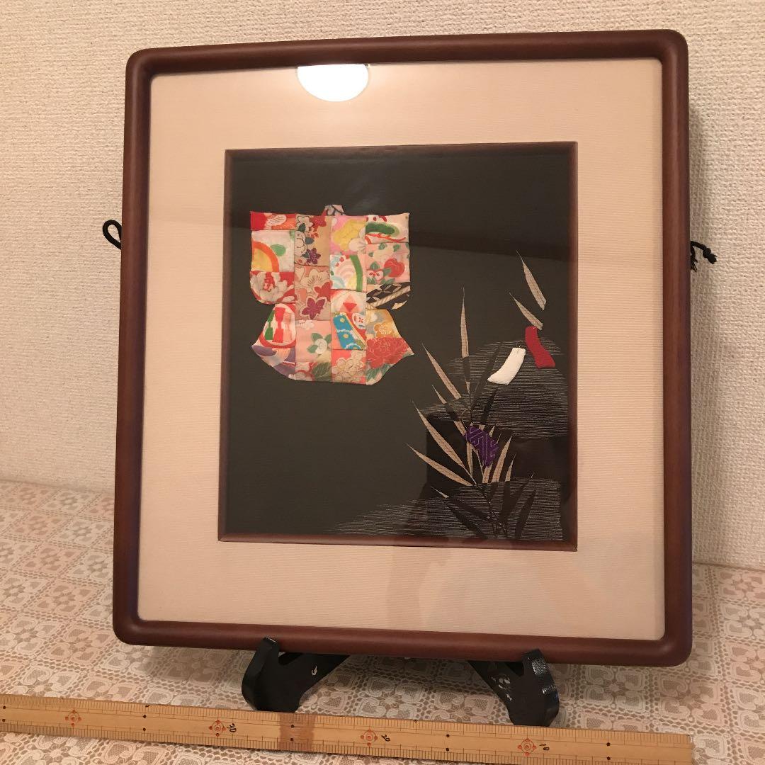縮緬七夕押し絵額縁