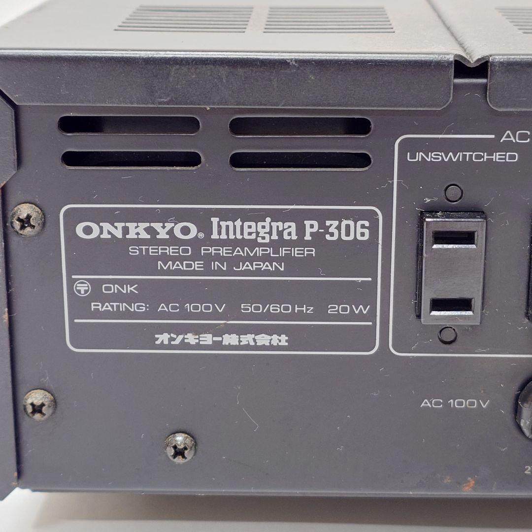ONKYO P-306 コントロールアンプ プリアンプ オンキヨー オンキョー