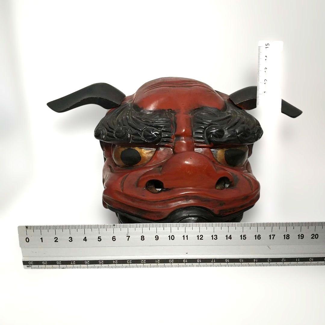 値下【希少な民芸品・美品】獅子頭 獅子舞