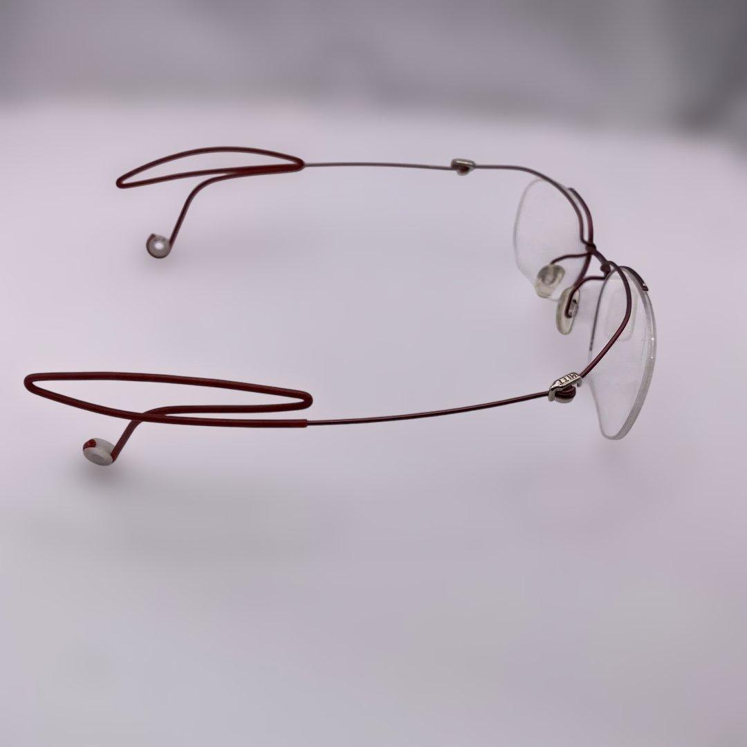 展示品　HITT 正規品 ヴィンテージ 日本製 メガネ　眼鏡 H-1 赤