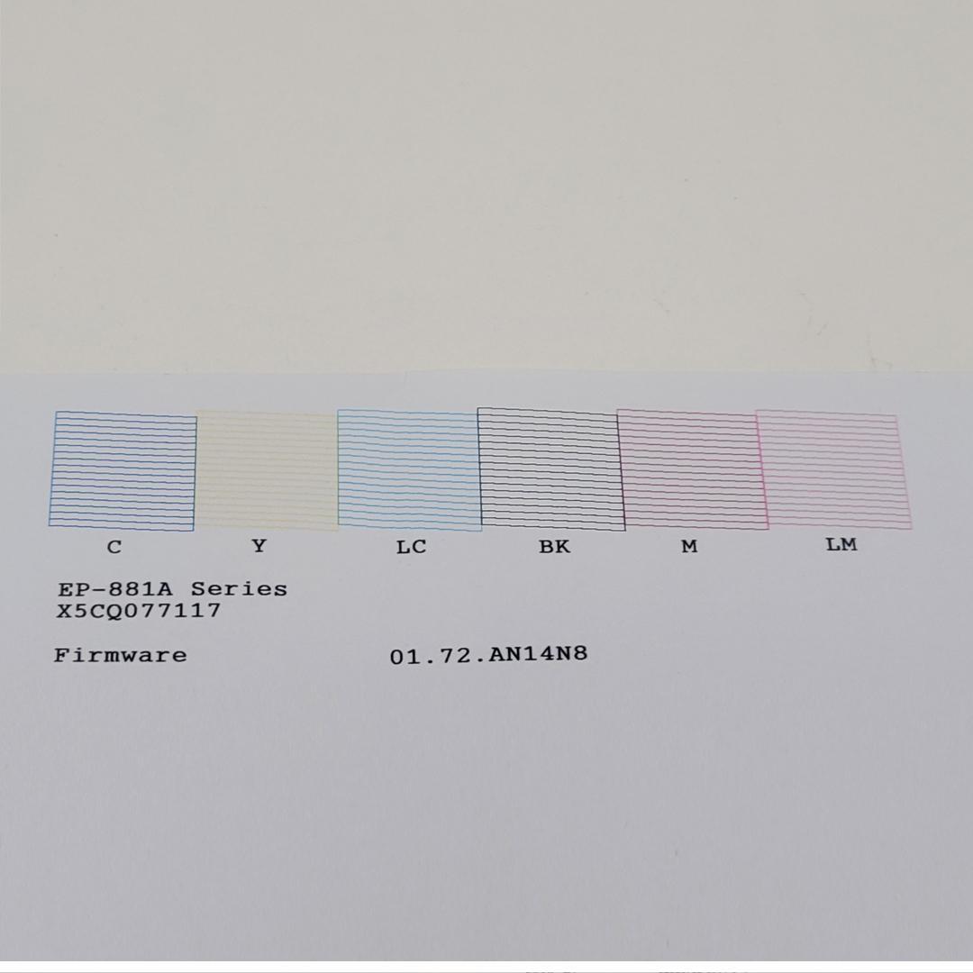 EPSON EP-881AW 6色インク・動作良好・美品プリンター（おまけ付き）