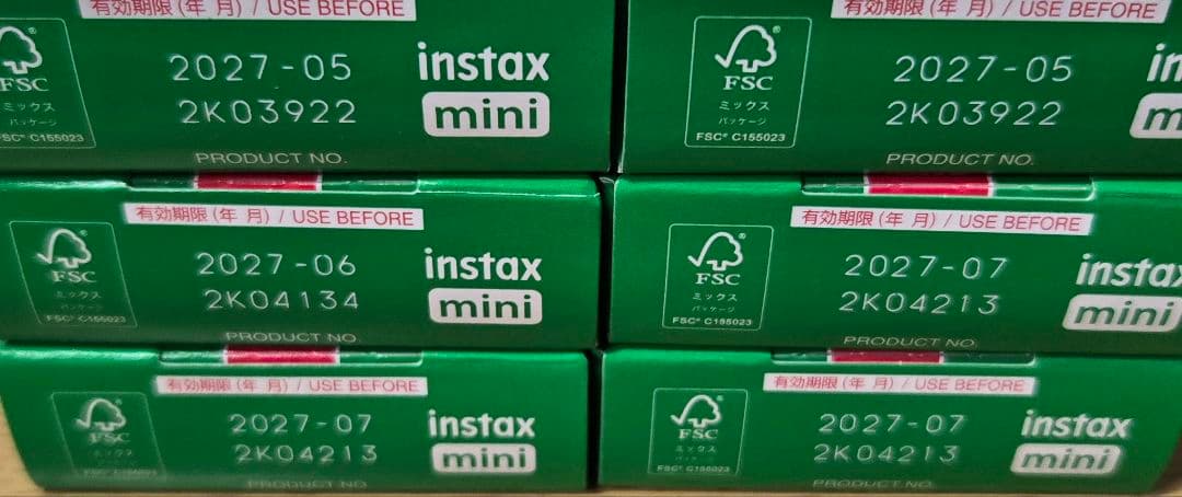 FUJIFILM instax mini フィルム 10枚　6箱