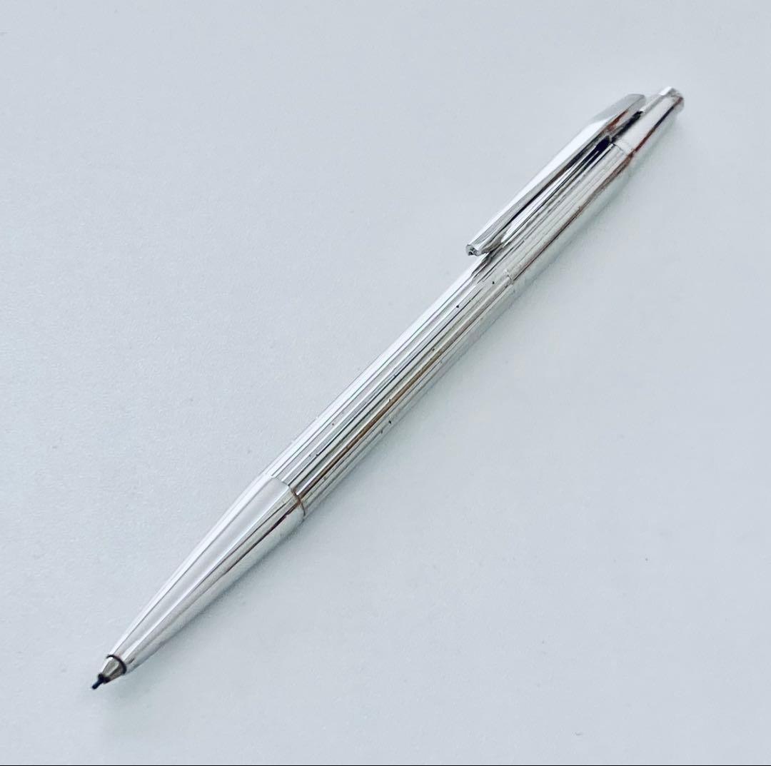 プラチナ仕上げ◆モンブラン高級シャープペンシル0.5ノブレス MONTBLANC
