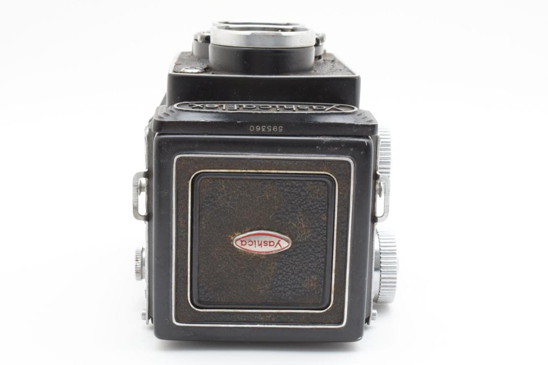 【純正レンズキャップ付き 動作品】ヤシカ Yashicaflex 二眼レフカメラ
