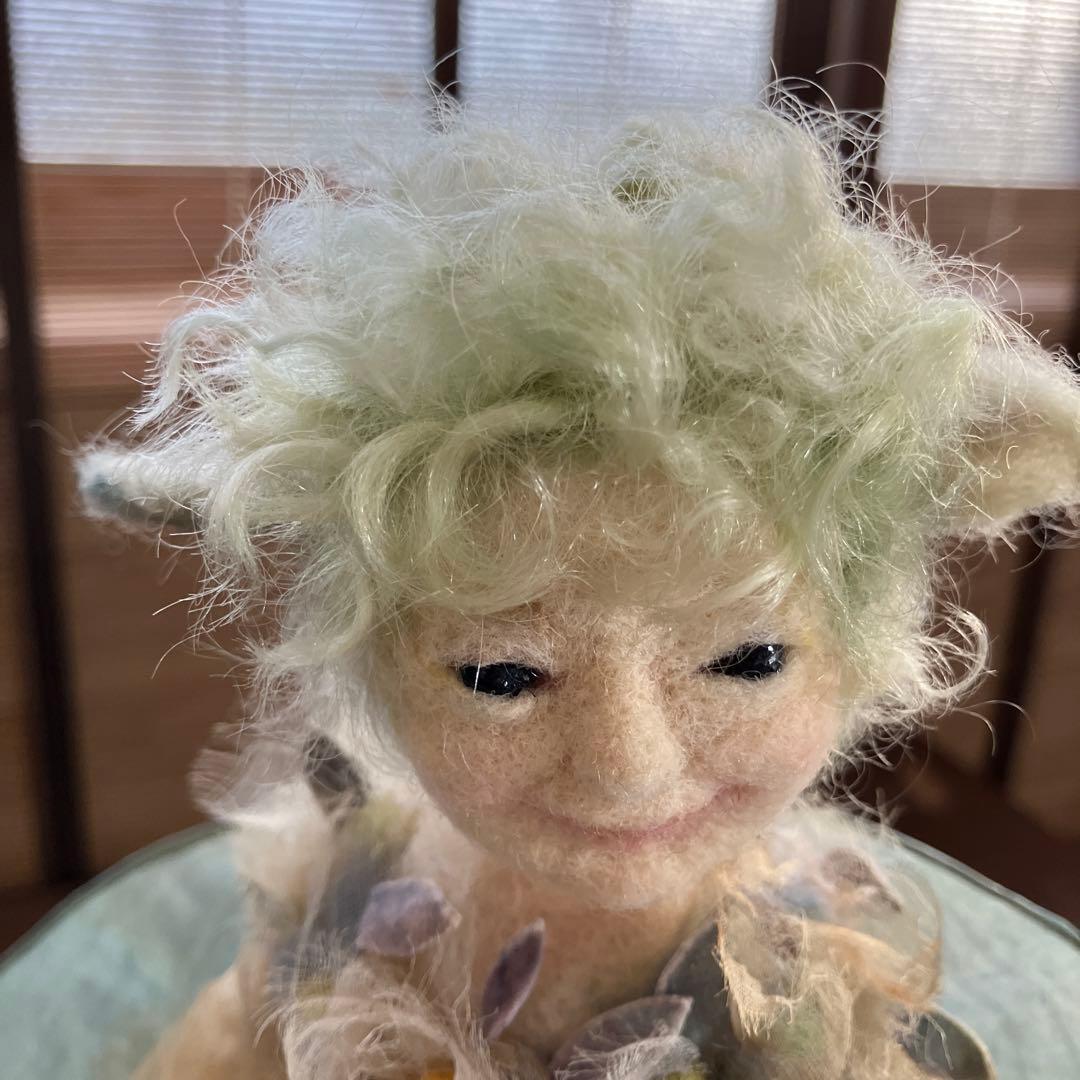 ikka tamura 作家物　羊毛フェルト　人形　妖精