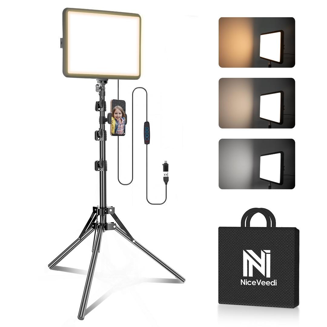 NiceVeedi 撮影用ライト LEDビデオライト 写真スタジオ撮影 280@