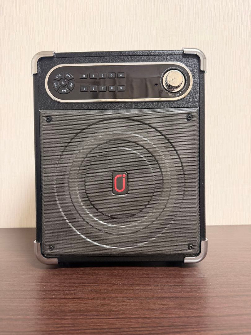 【美品・マイク付】JYX-S55-T ポータブルスピーカー カラオケセット