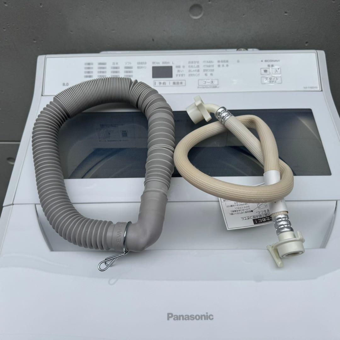 375⭐️2021年製美品★パナソニック　洗濯機　8KG 大型　インバーター