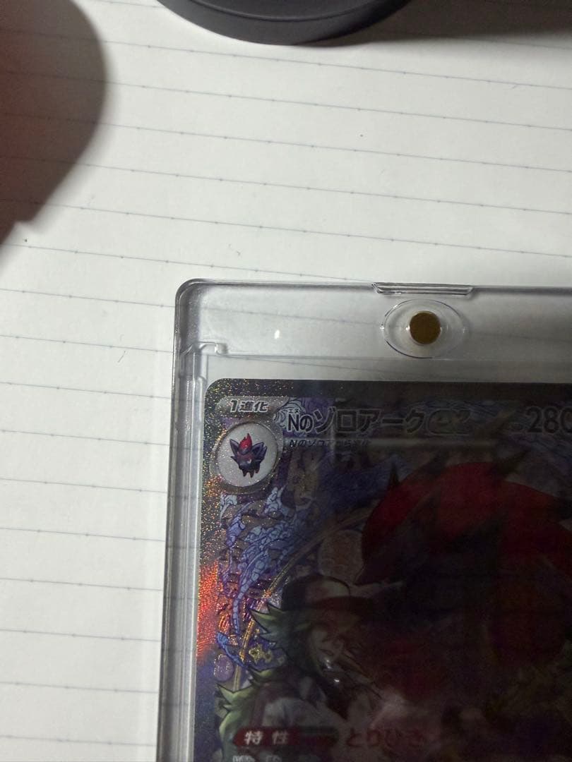 ポケモンカード　Nのゾロアークex SAR メガドリームex ローダー付き