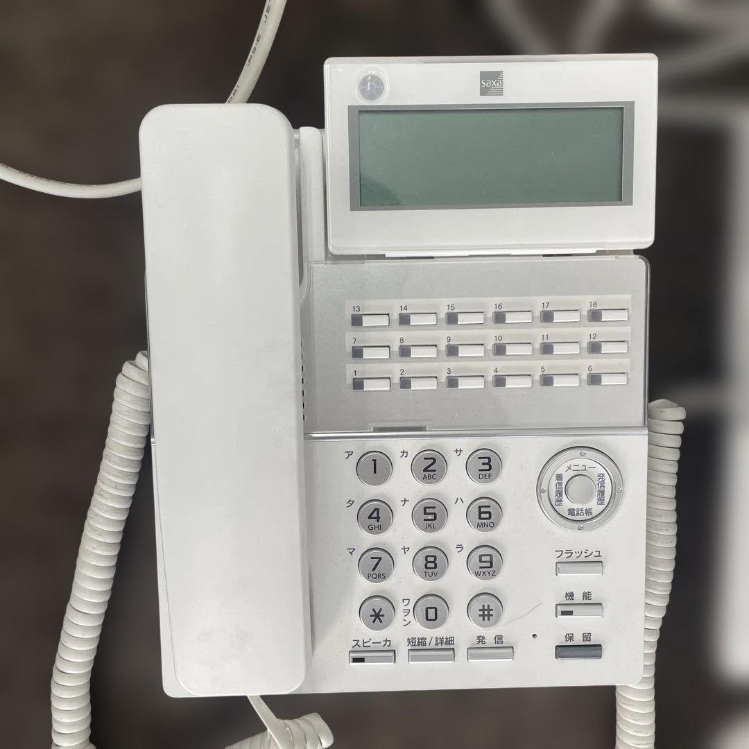 ひかり電話対応】サクサ PLATIA II 主装置 ＆ 電話機5台　TD810