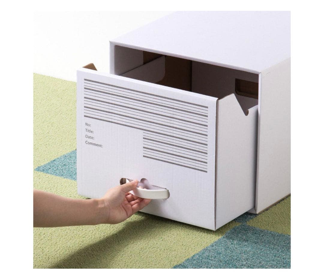 引き出し式収納　 オフィスボックス　ファイル整理　書類整理440mm 15セット