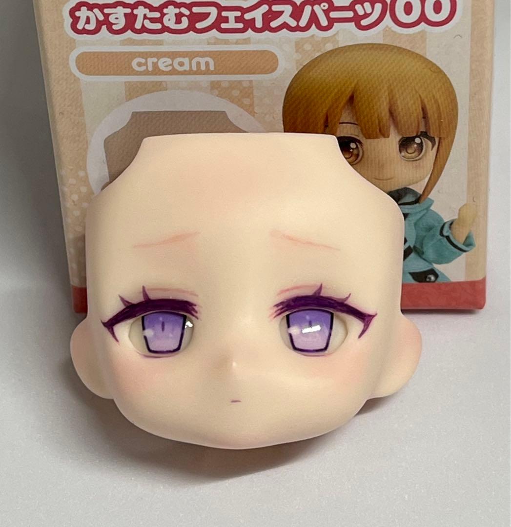 ねんどろいどどーる　かすたむフェイス(cream)+おまけアイ2種類