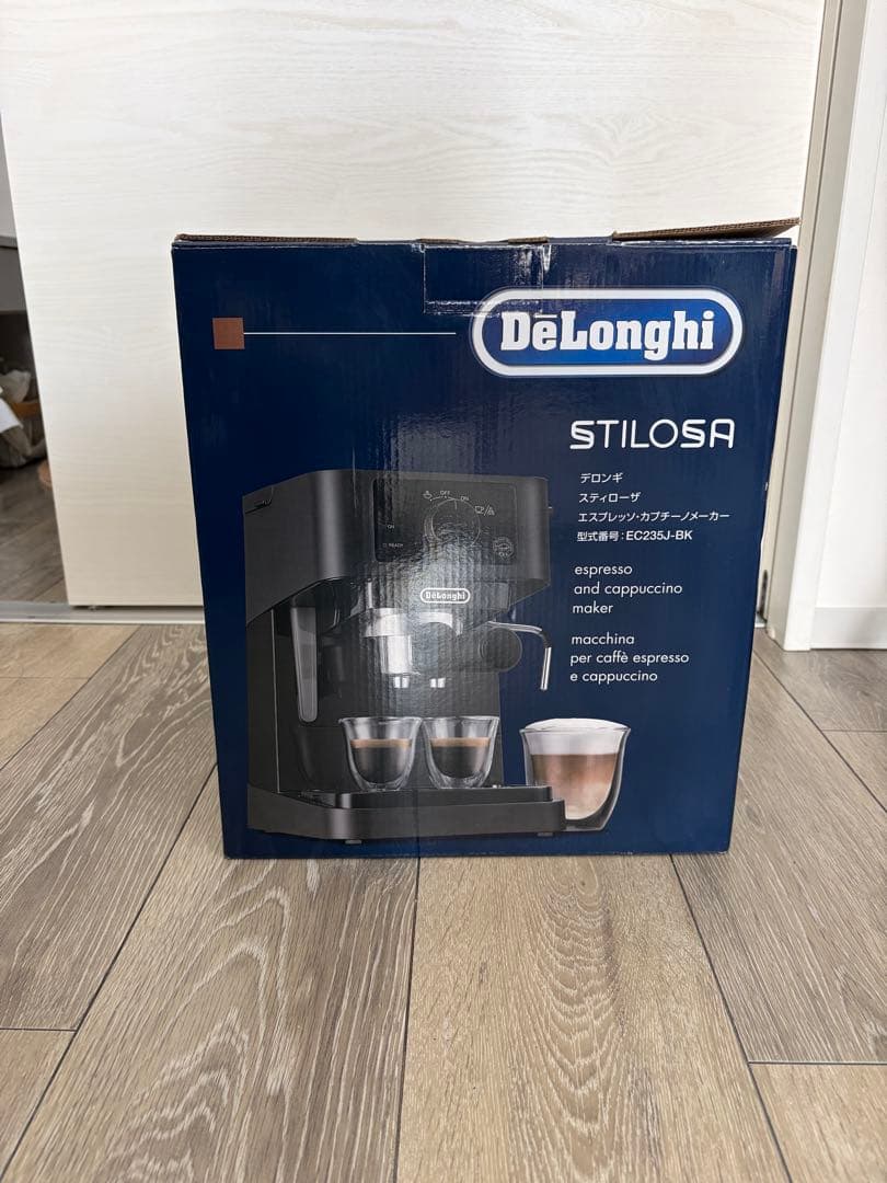 DeLonghi EC235J BK ショットグラス、ピッチャー付き