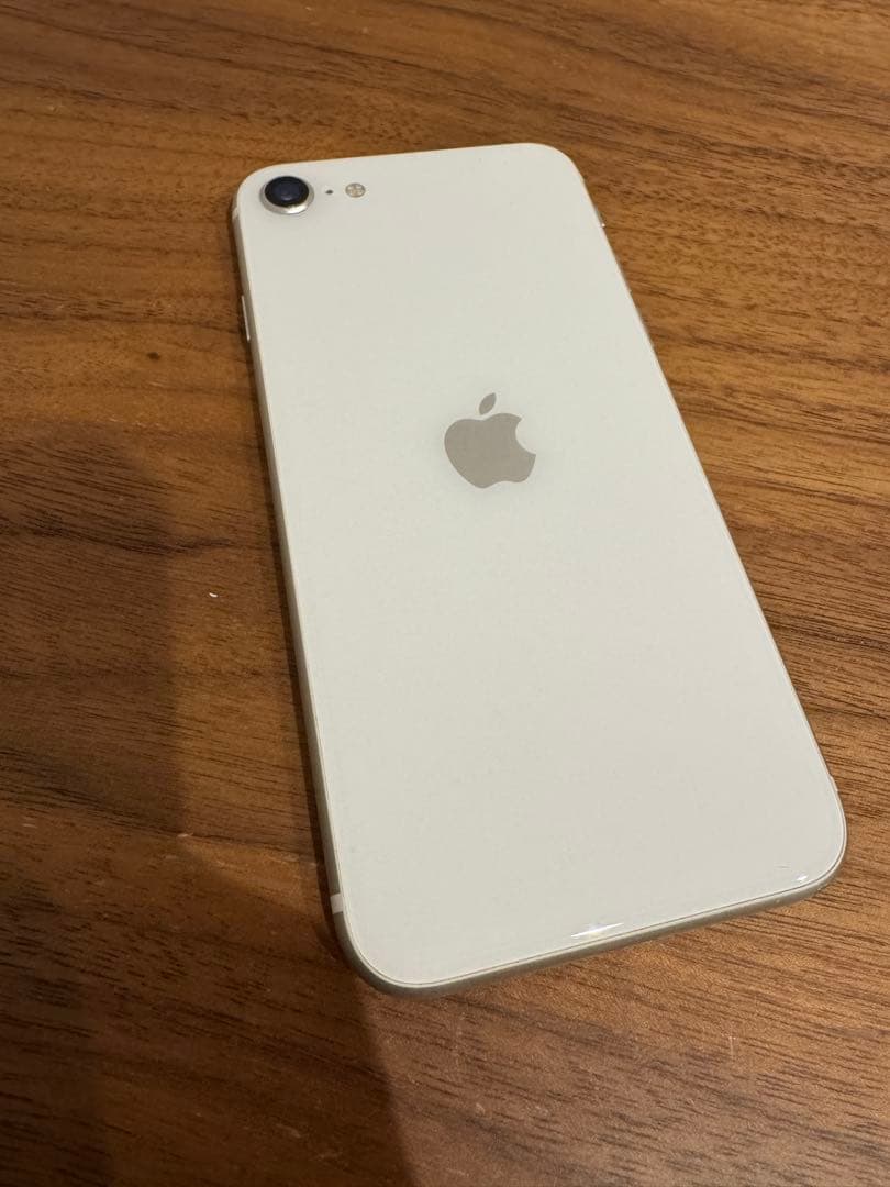 iPhoneSE 第2世代(SE2) ホワイト 64GB SIMフリー　割れあり