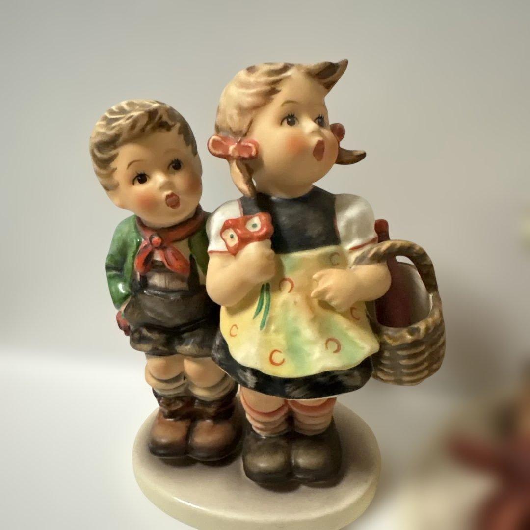 Goebel ゲーベル Hummel フィギュリン 3体セット 西ドイツ製