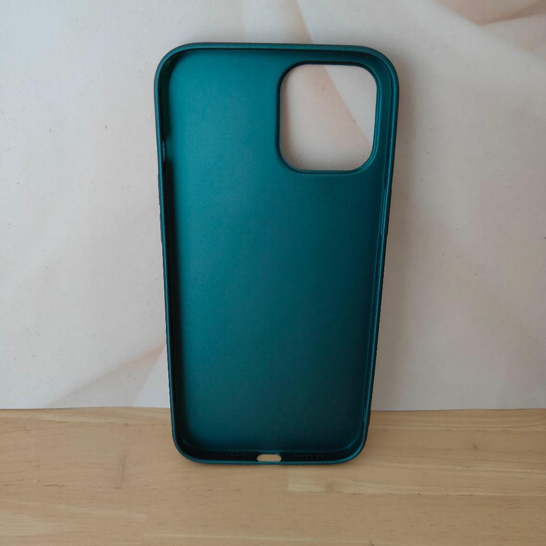 iphone12 Pro max ケース シリコン 耐衝撃 アイフォン グリーン
