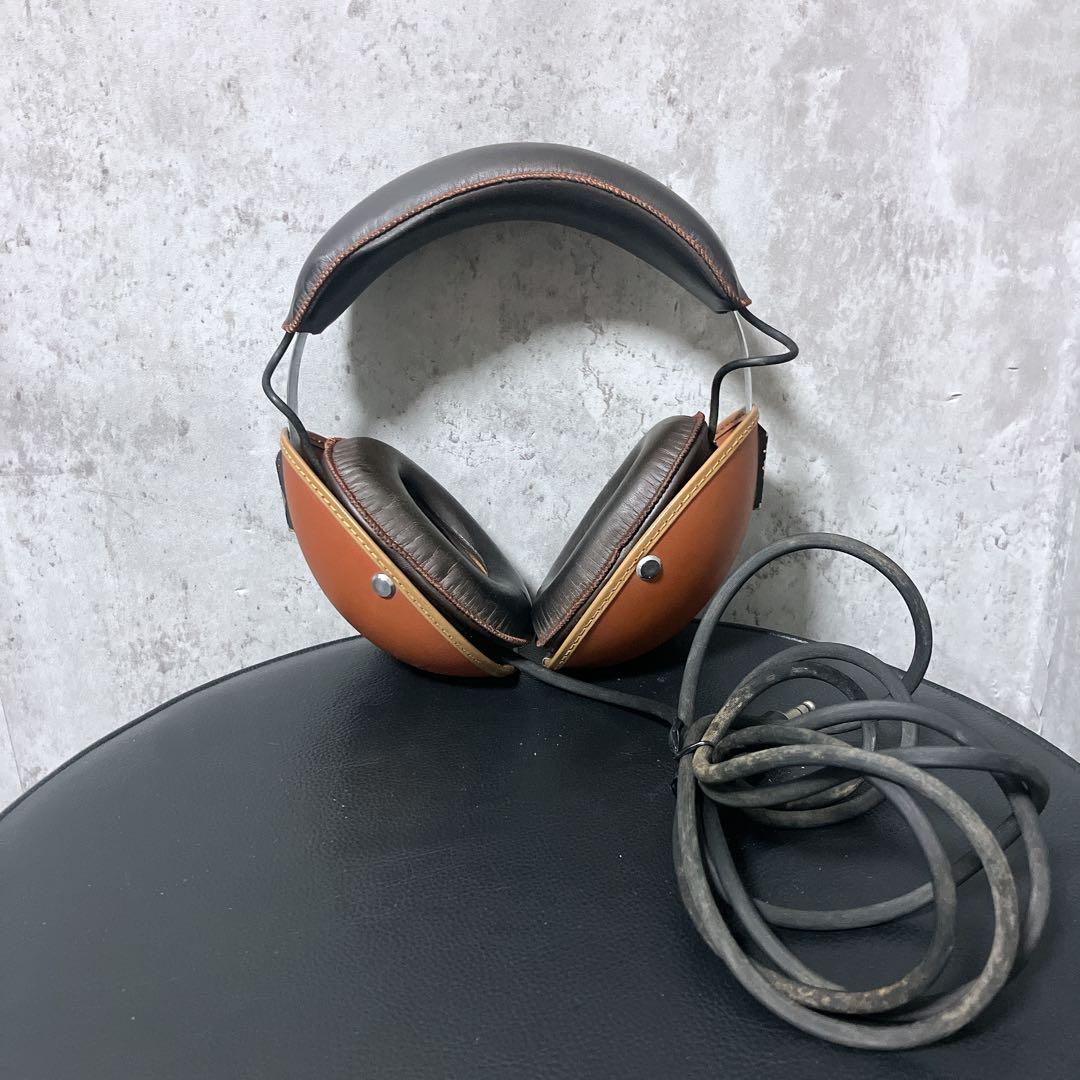 【希少】トリオ ヘッドホン KH-51 レザー調ハウジングカバー　ケンウッド