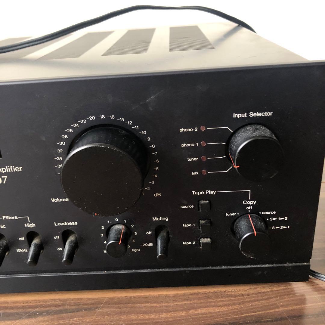 サンスイ Sansui アンプ AUー７０７　取説付き