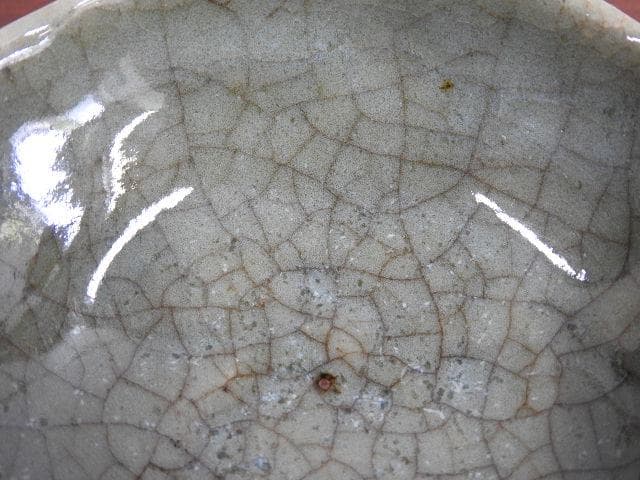 七官青磁茶碗　523ｇ　保存箱　Ｍ887