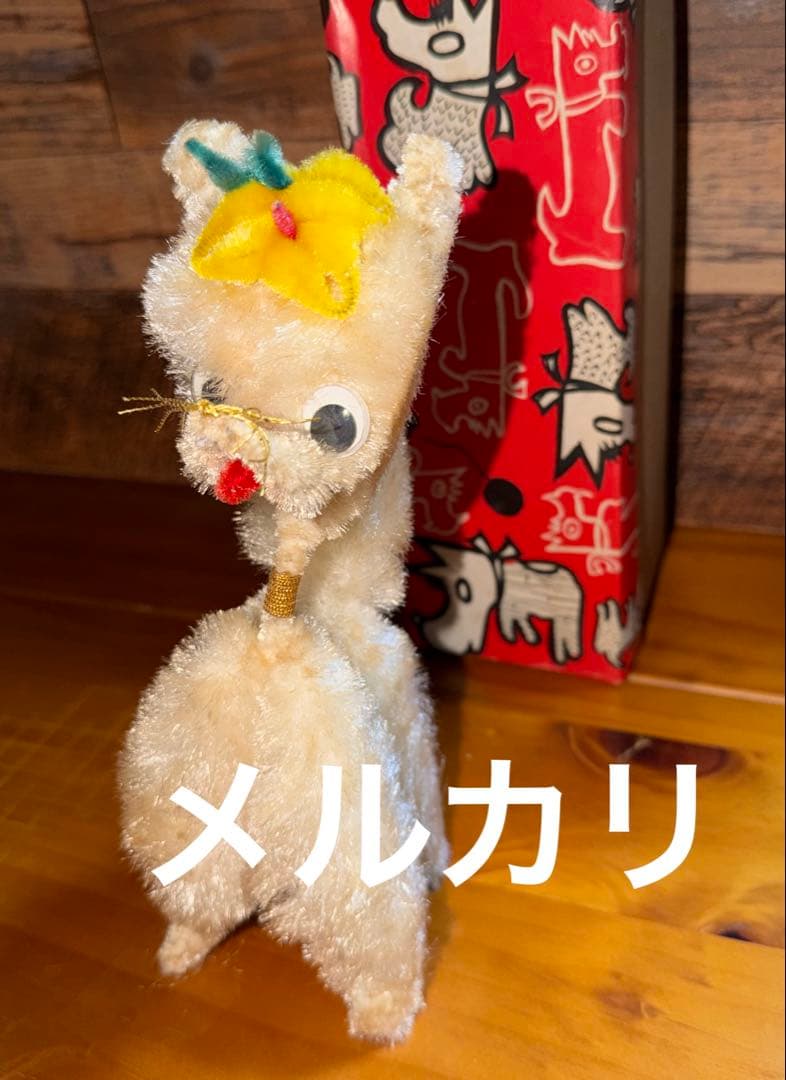 昭和30年代 昭和 レトロ モール人形 犬 箱付き