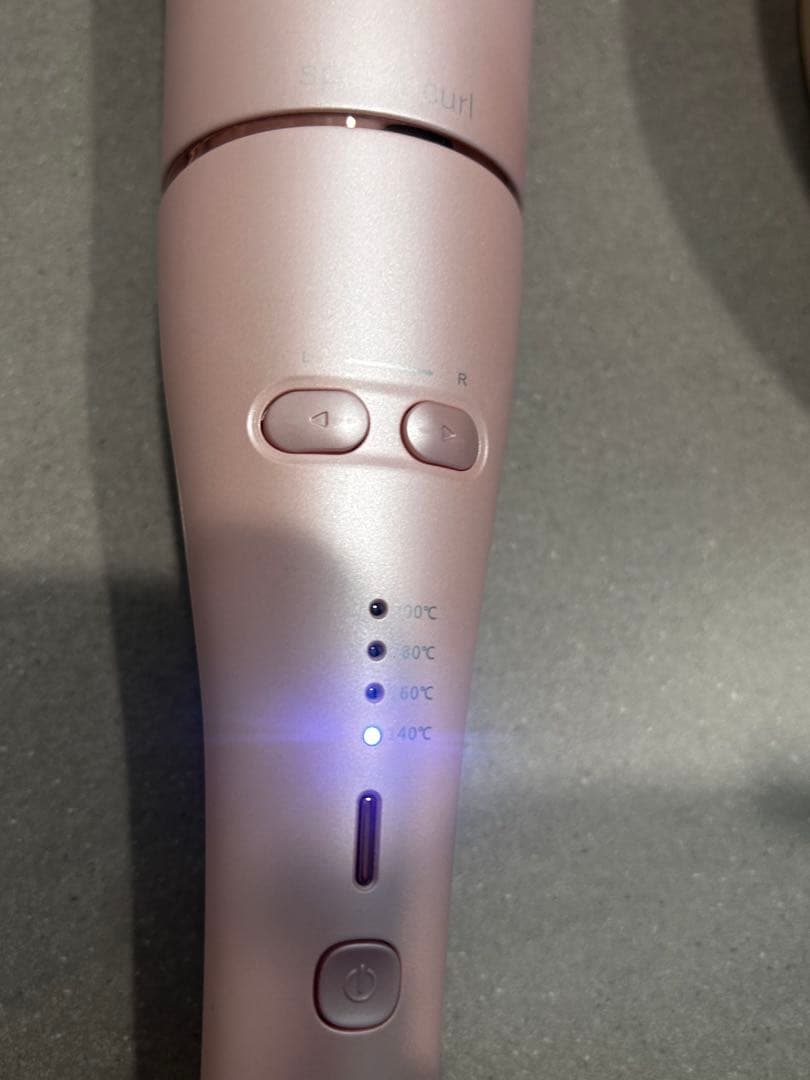 美品　絹女 SC023 自動巻きカールアイロン ピンク　動作確認済み