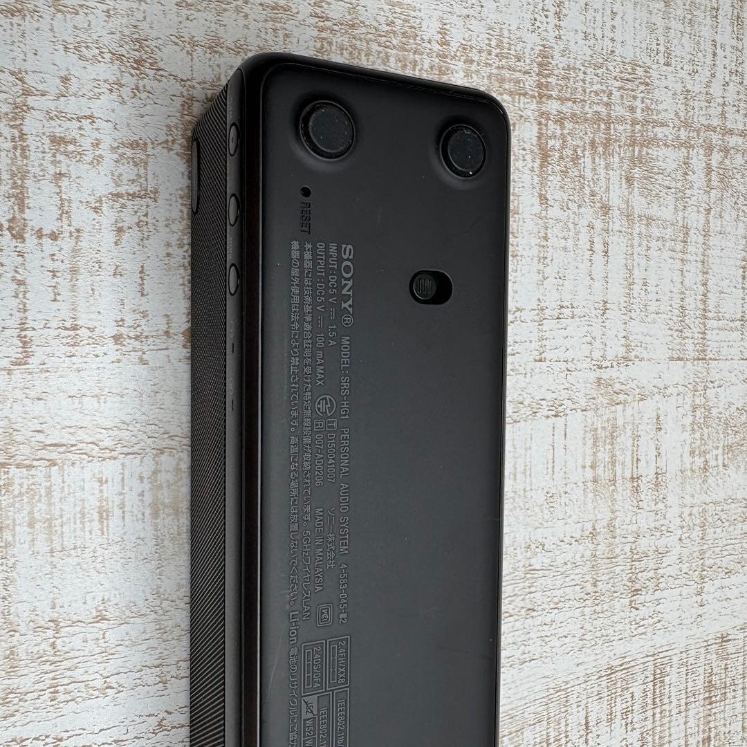 SONY ワイヤレススピーカー 黒 SRS-HG1