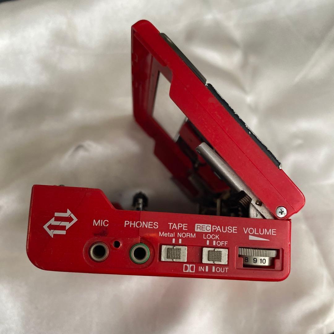 TOSHIBA KT-RS1 カセットプレーヤー レッド