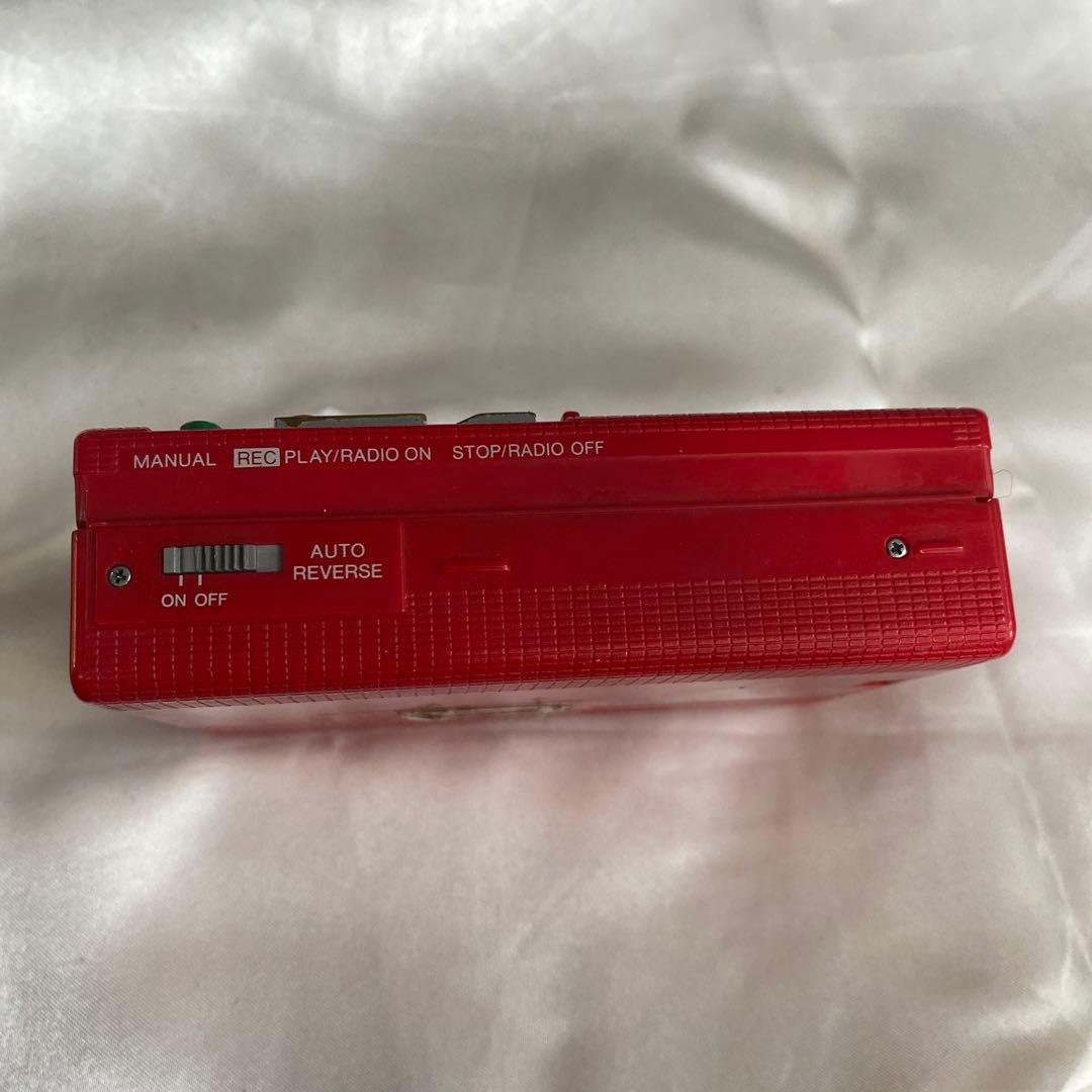 TOSHIBA KT-RS1 カセットプレーヤー レッド