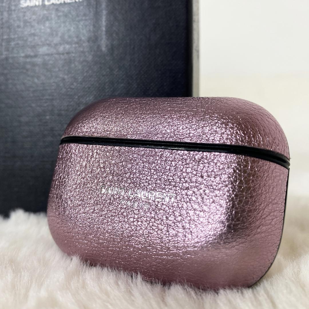 【Saint Laurent】 AirPods proケース (限定色)　ピンク