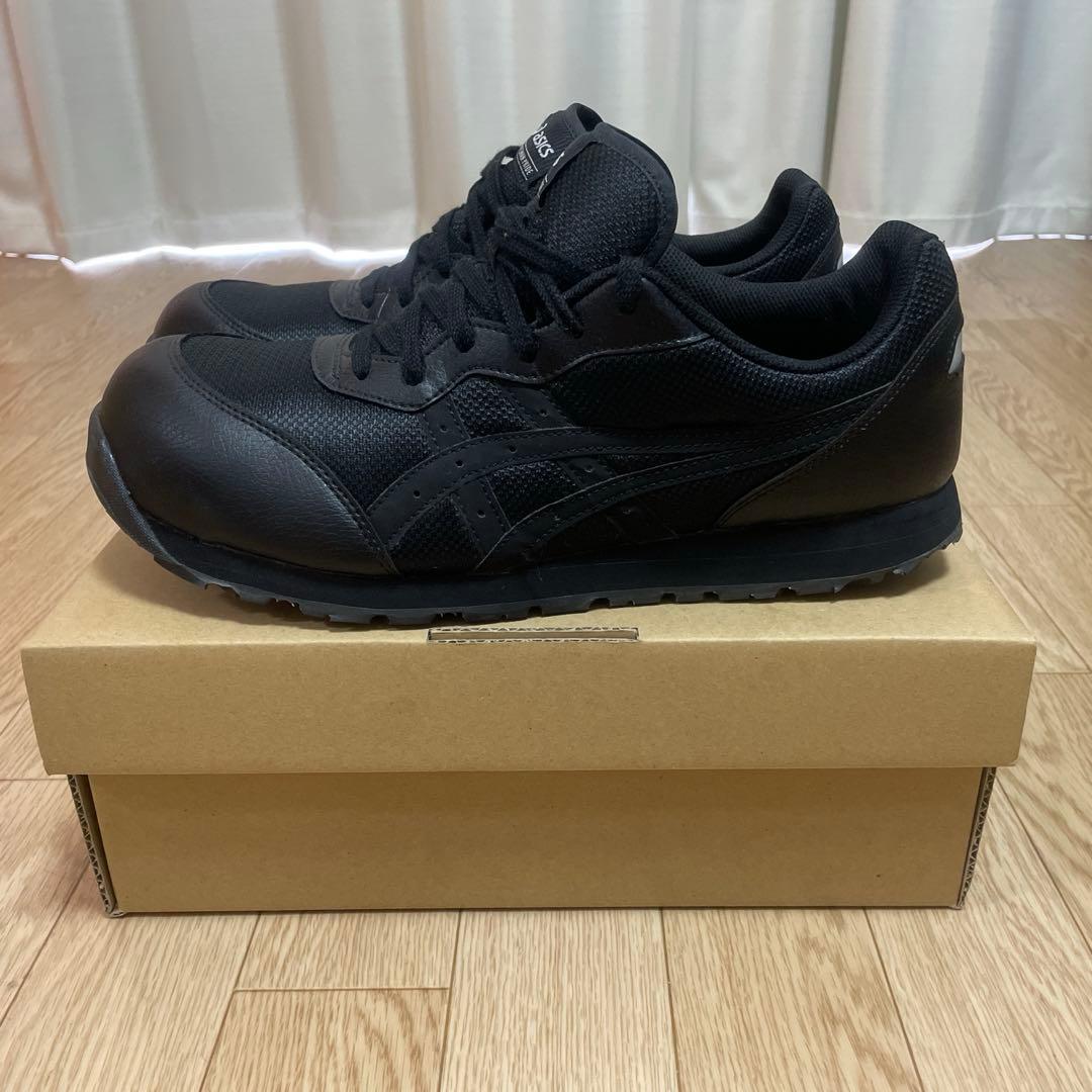 asics 安全靴 ウィンジョブ CP201 ブラック　美品！！