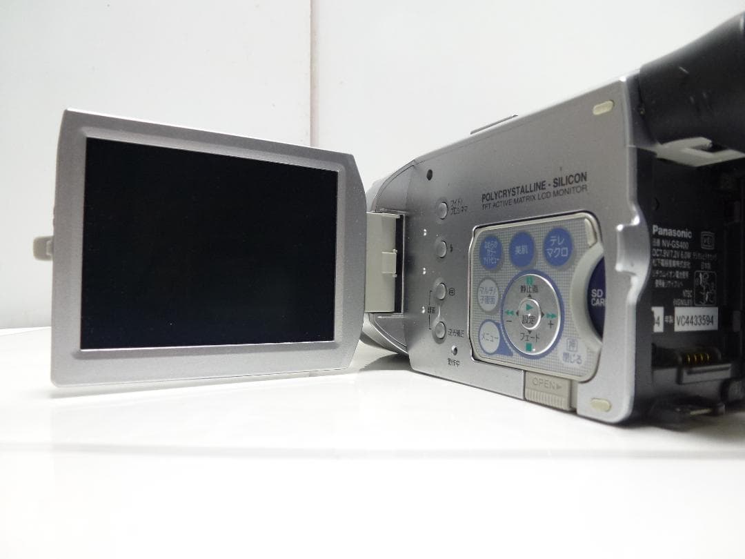訳有り動作品　Mini DV　パナソニックビデオカメラ　NV-GS400