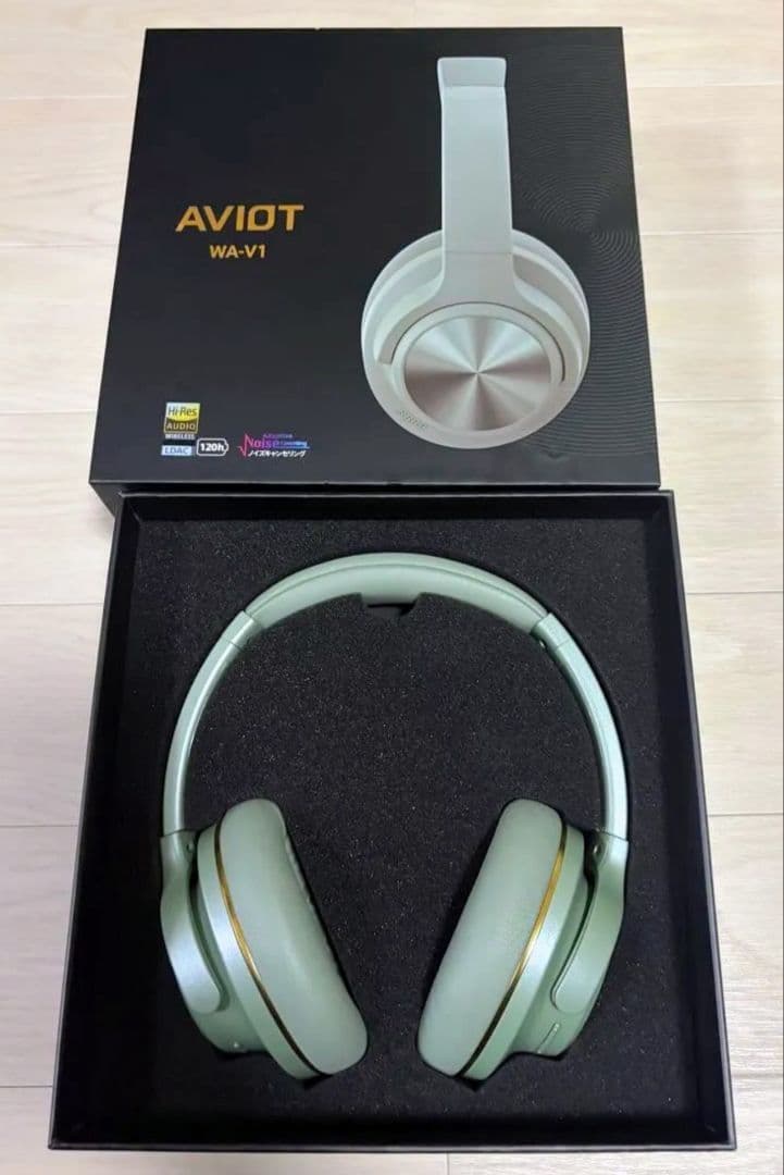 AVIOT WA-V1 ワイヤレスヘッドホン オリーブグリーン（カーキ)