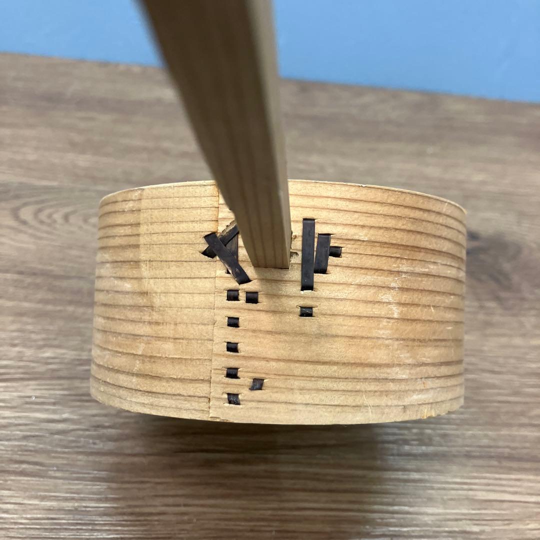 B-5 伝統工芸 曲げわっぱ 柄杓（ひしゃく） 木製 茶道具 菓子器