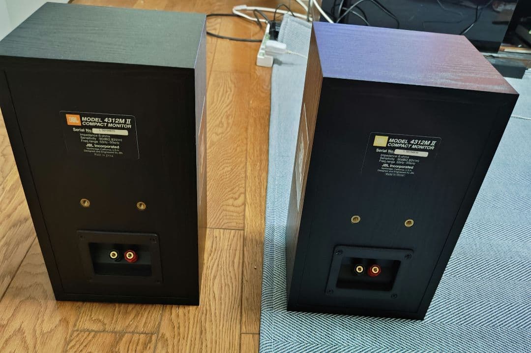 JBL 4312MⅡ BK COMPACT MONITORペア説明書 元箱あり